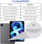 Quesple [1 vnt.] grūdinto stiklo privatumo apsauga, skirta ipad air 5/4 10.9 colių (2022/2020, 5-osios/4-osios kartos) ir ipad pro 11 colių (2022/2021/2020/2018), grūdinto stiklo ekrano apsauga nuo &scaron;nipinėjimo