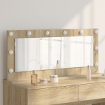 Veidrodžio su LED ap&scaron;vietimu Sonoma 100x45x18 cm