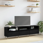 TV spintelė Juodas ąžuolas 150x30x44.5 cm Inžinierijos medis