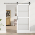 vidaXL Slankios durys Balta 93 x 202 cm