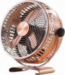 Retro metalinis stalo ventiliatorius, 20w, vario spalvos