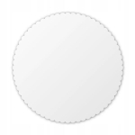 Popierinis apvalus 30 cm tortų padėklas "eko bio strong white" 100 vnt., Popierinis apvalus 30 cm tortų padėklas "eko bio strong white" 100 vnt.