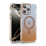 Evelatus EchoWave Clear MagSafe dėklas Apple iPhone 16 Pro Max Auksinis