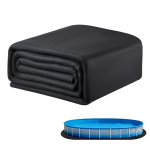 15x30 ft ovalus baseinas paklotas