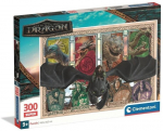 Dėlionė su drakonais CLE 300 Super HowToTrainYourDragon, 21748, 300 d.