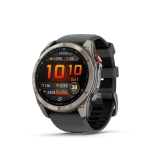 Garmin fēnix&reg; 8 Pro &ndash; 51 mm AMOLED Sapphire Titanium with Graphite/black silicone band