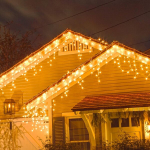Lempučių girliandos užuolaida 10M 400 LED