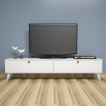 TV staliukas Kalune Design Paris, baltas
