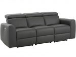 Sofa su elektrine poilsio funkcija Notio Living Capena, pilka