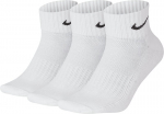 Nike sportinės kojinės vyrams Value Cotton Quarter 3pary, baltos
