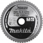 B-23086 T.C.T. pjūklas Specialized 136X1.1X20mm 0&deg; T56 Makita