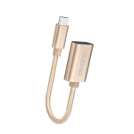 Adapteris i&scaron; USB į USB-C, pilkas