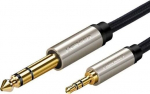 Ugreen AV127 garso laidas, 3,5 mm, TRS, 3 m, pilkas