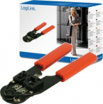 Logilink Rj45 Cat5/6/6a presavimo įrankis su pjaustytuvu ir izoliacijos nuėmikliu