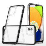 Clear 3in1 skirtas Samsung Galaxy A03, juoda