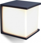 Lauko sieninis &scaron;viestuvas, kvadratinis, antracito ir balto atspalvio, Ip44