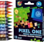 Spalvoti pie&scaron;tukai Pixel One, 12 spalvų