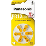 Panasonic elementai klausos aparatams Zinc-Air PR10H-LB