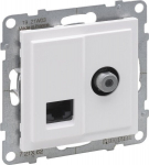 Legrand Suno Tv/rj45 lizdas, baltas, 721162