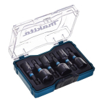 Makita smūginių lizdų rinkinys 6 vnt. 1/4" dėkle
