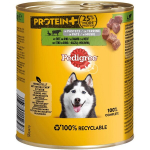 Pedigree Protein+ Adult suaugusiems &scaron;unims su antiena ir jautiena, 12x800 g