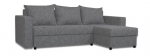 Kampinė sofa Lugan &Scaron;viesiai pilka