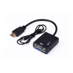 Ecoda HDMI adapteris į VGA su AUX i&scaron;vestimi, 0.2m