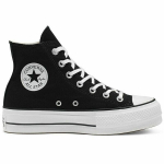 Sportiniai bateliai moterims Converse All Star Platform High Top, juodi