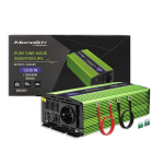 Įtampos keitiklis Qoltec Monolith, 600W/1200W