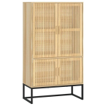vidaXL Komoda, 70x35x125cm, apdirbta mediena