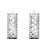 Sidabriniai auskarai su cirkoniu moterims Brilio Silver EA482W sBS2067