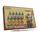Metalo dažų rinkinys The Army Painter Speedpaint Metallics Set, 10 spalvų