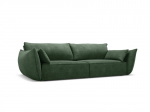 Sofa Vanda, 3 sėdimos vietos, žalio butelio sp.