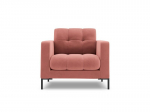 Fotelis Cosmopolitan Design Bali 1S-V, rožinis/juodas