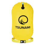 Pripučiamas plūduras Tsunami, geltonas