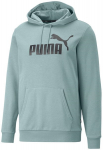 Puma džemperis vyrams Ess Big Logo Hoodie 586687 75, žalias