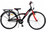 Miesto dviratis Volare Thombike, 26 colių, 3 pavaros, juodas - raudonas
