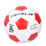Futbolo kamuolys Dunlop, 5 dydis, baltas/raudonas