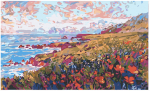 Tapyba pagal skaičius Pajūrio aguonos, 30x50 cm