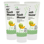 Remineralizuojanti dantų pasta be fluoro GC Mousse Melon, 35 ml, 3 vnt.