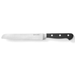 Profesionalus plieninis duonos peilis Kitchen Line 230 mm, juodas