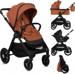 Universalus vežimėlis Lionelo Layla 3in1, Brown Rust