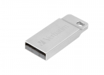 Atmintukas Verbatim USB, USB 2.0, 64GB, Metal Executive, sidabrinis