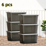 Plastikinės daiktų dėžės su dangčiais