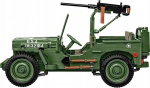 Maketas - COBI - Willys MB ir Priekaba - Žalias - Plastikas - Nuo 8 metų