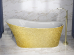 Vonia Besco Calima Glam Gold, 170 x 74 cm, su baltais dangteliais