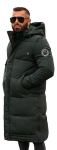 Vyri&scaron;ka tamsiai žalia žieminė striukė Bruno JS/19M1290/136-58228-XXXL