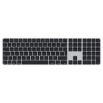 Apple Magic Keyboard with Touch ID and Numeric Keypad for Mac models with Apple silicon (USB&ndash;C) - International English - Black Keys MXK83Z/A