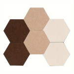 &Scaron;e&scaron;ių dalių hexagoninė skelbimų lenta,  Kupranugaris