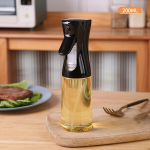 Stilingas virtuvinis pur&scaron;kiamas aliejaus dozatorius,  200 ml juodos spalvos